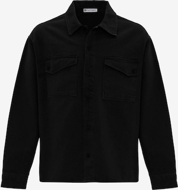 Chemise Dandalo en noir : devant