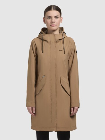 khujo Between-seasons coat ' Elea' in Beige: front