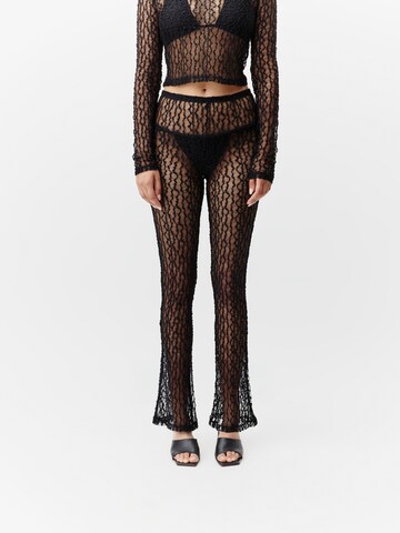 LeGer by Lena Gercke Flared Hose 'Sigrid' in Schwarz: Vorderseite