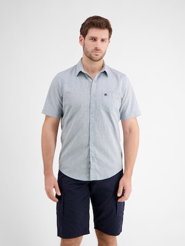 LERROS Regular fit Button Up Shirt in Blue: front