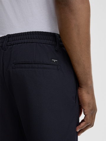 STRELLSON Regular Bandplooibroek 'Lui' in Blauw