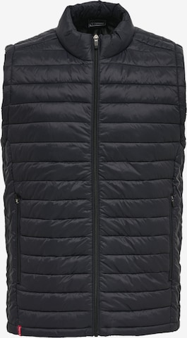 Hummel Bodywarmer in Zwart: voorkant