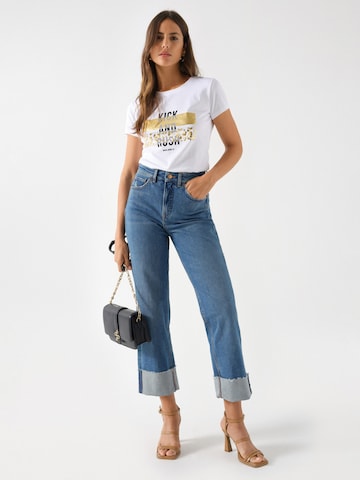 T-shirt Salsa Jeans en blanc