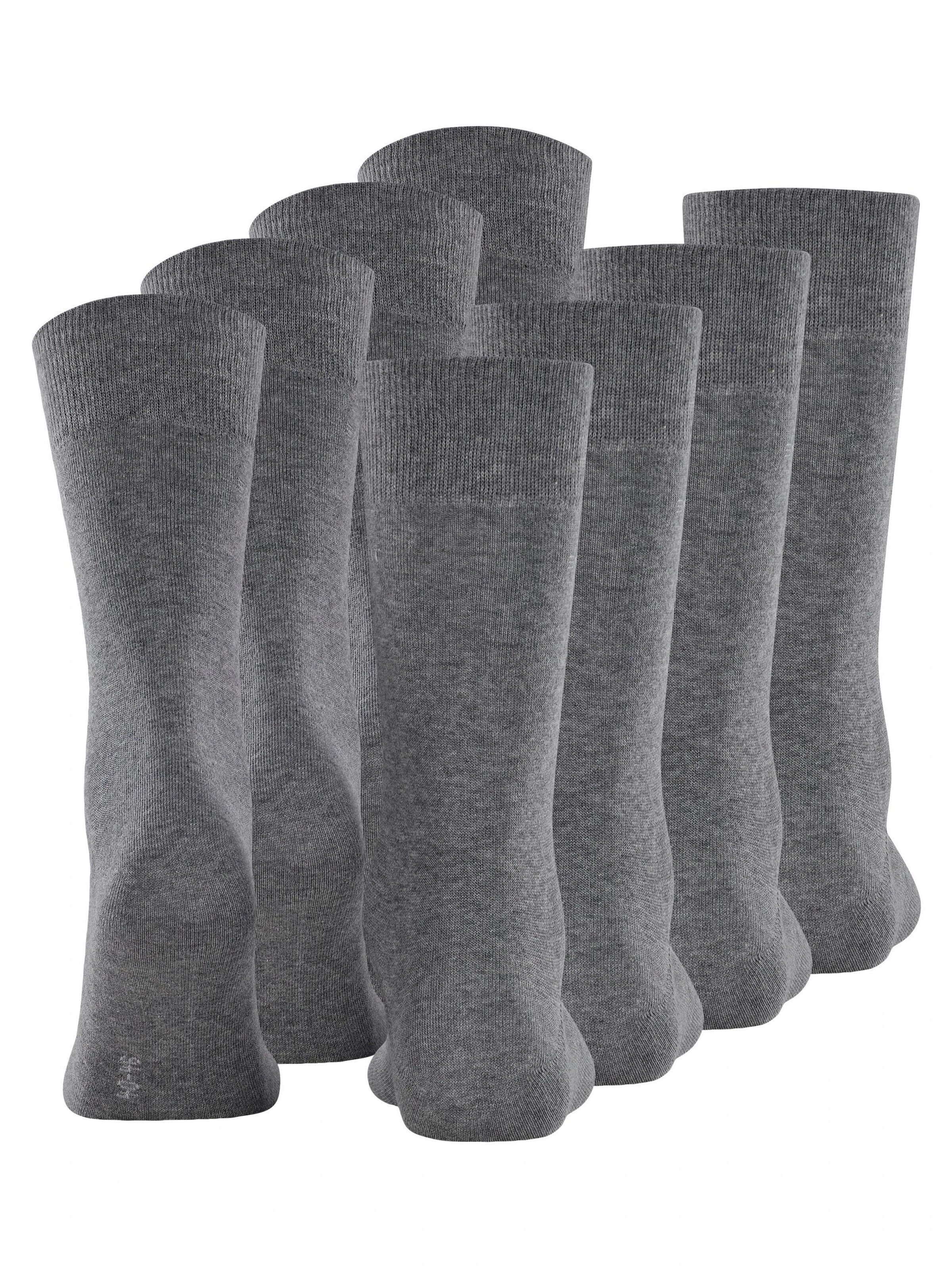 ESPRIT Socken 'Solid 4-Pack'‌‌‌‌‌‌‌‌‌ in Grau