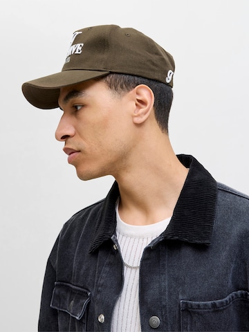 JACK & JONES Кепка 'JACFRAME HAINES' в Коричневый