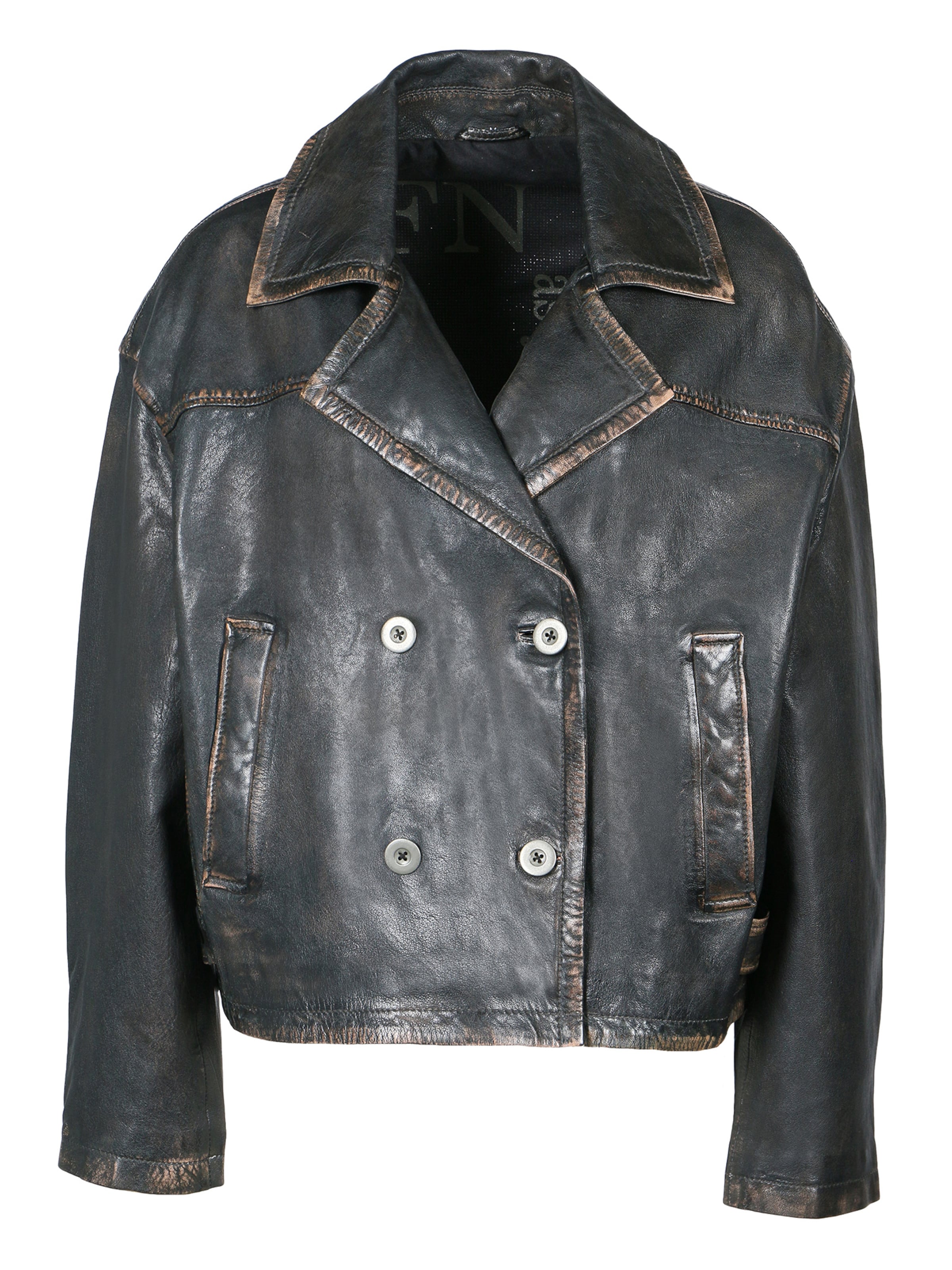 FREAKY NATION Přechodná bunda – černá: přední strana