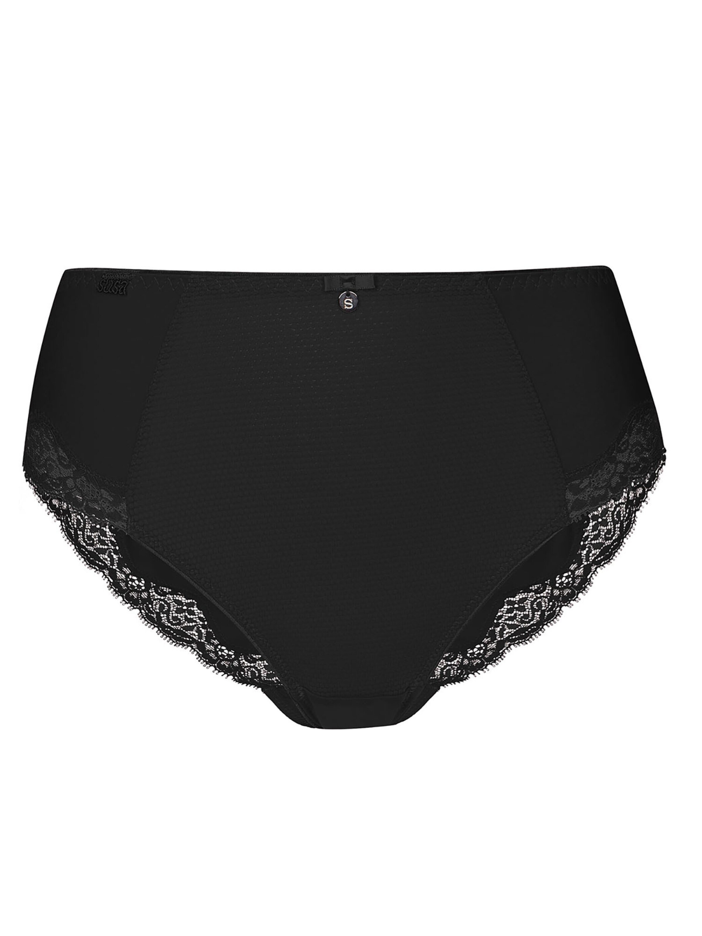 SUSA Slip 'Capri'‌‌‌‌‌‌‌ in Schwarz: Vorderseite