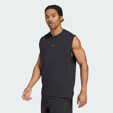 ADIDAS PERFORMANCE - Camiseta funcional 'D4T' en negro: frente