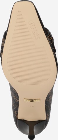 GUESS - Sapatos de salto 'SILOW 2' em castanho