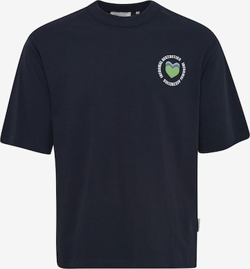 T-Shirt ' Tue ' Casual Friday en bleu : devant