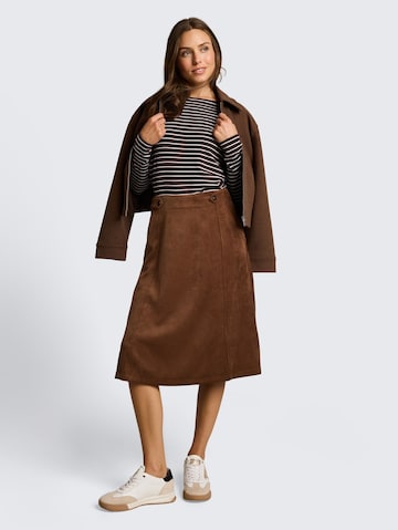 TOM TAILOR Skirt in Brown