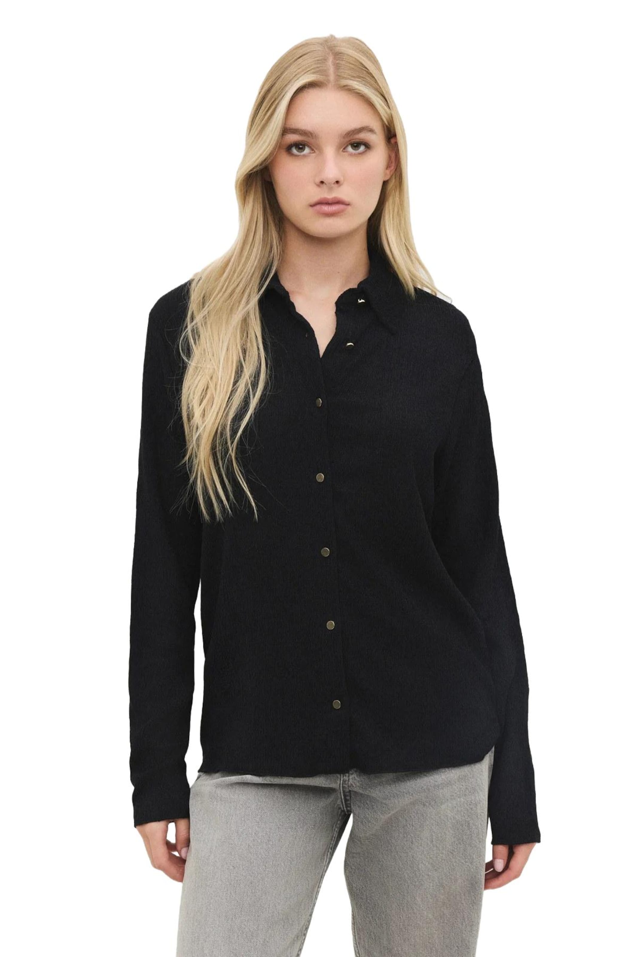 Chemisier No Matter What en noir : devant