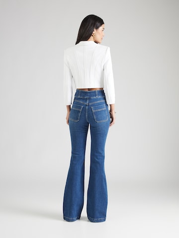 Elisabetta Franchi Rozkloszowany krój Jeansy w kolorze niebieski