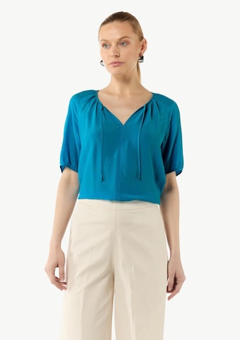 COMMA - Blusa em azul: frente