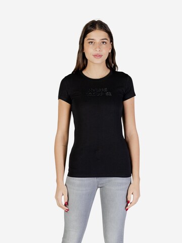 Top 'XW002293 AF17173' di ARMANI EXCHANGE in nero: frontale