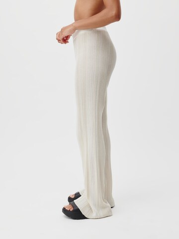 évasé Pantalon 'Melika' LeGer by Lena Gercke en beige
