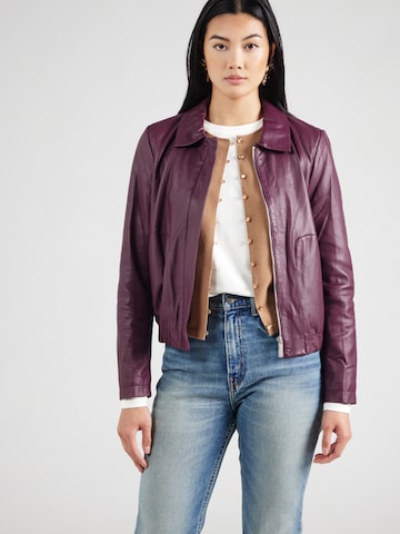 OAKWOOD Between-season jacket 'Odessa' in Purple: front