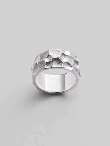 Bague 'CRATERS' REYTEL en argent