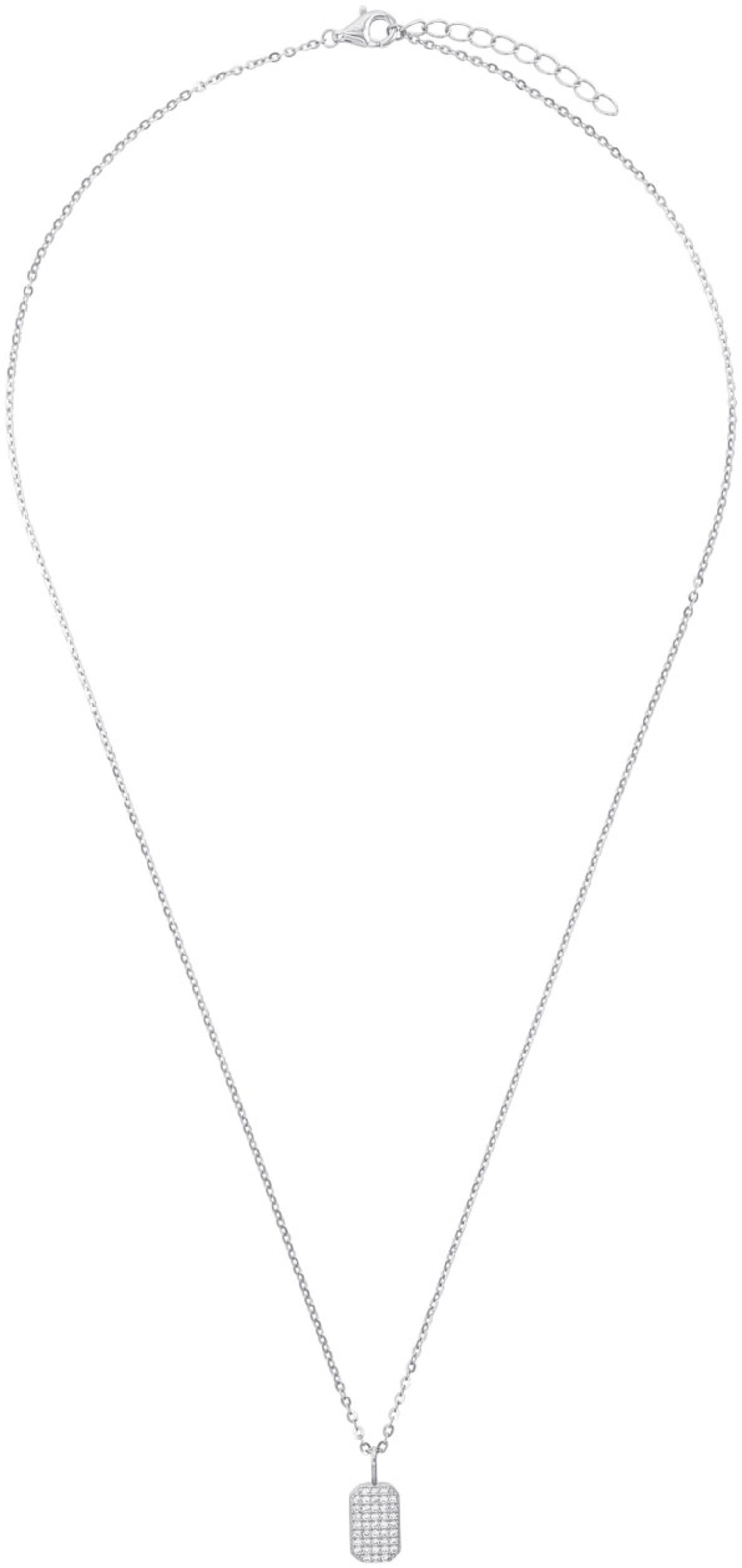 AMOR Necklace in Silver: front