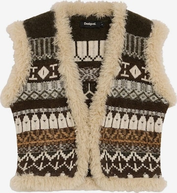 Gilet in maglia di Desigual in nero: frontale
