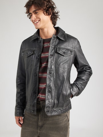 FREAKY NATION - Chaqueta de entretiempo 'James' en negro: frente