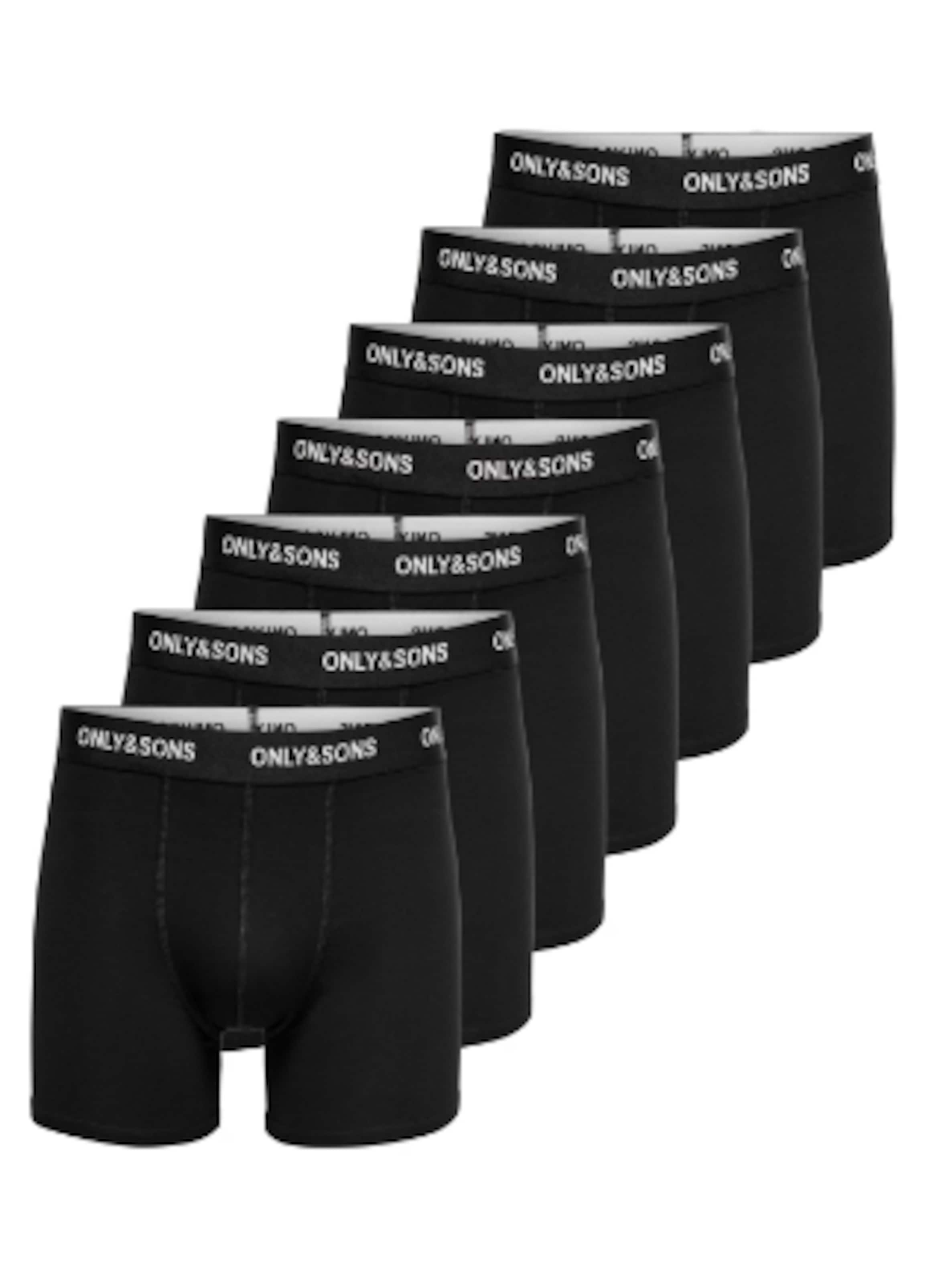 Only & Sons Boxer shorts 'FITZ ' in Black: front