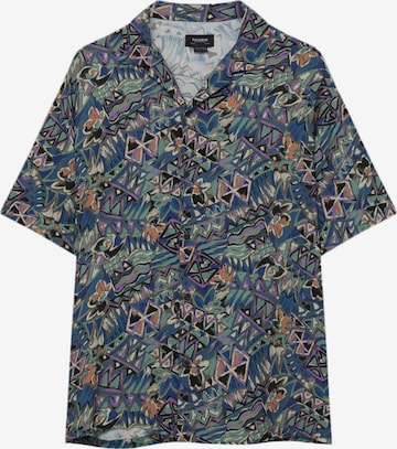 Pull&Bear Regular Fit Skjorte i lilla: forside