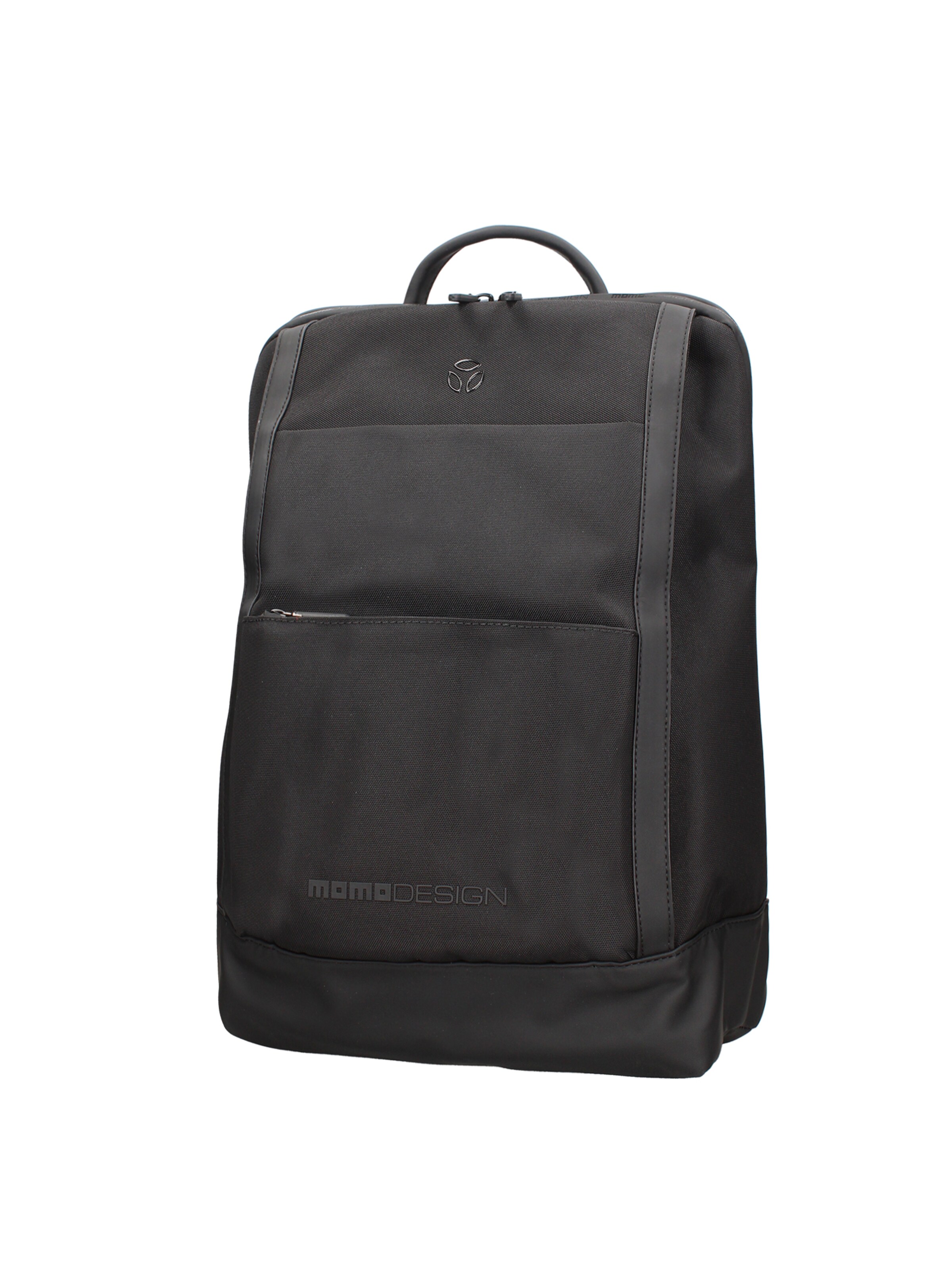 Zaino 'Zaino Uomo Momo Design Poliuretanico con Zip e Tasche Organizzate' di Momo Design in nero