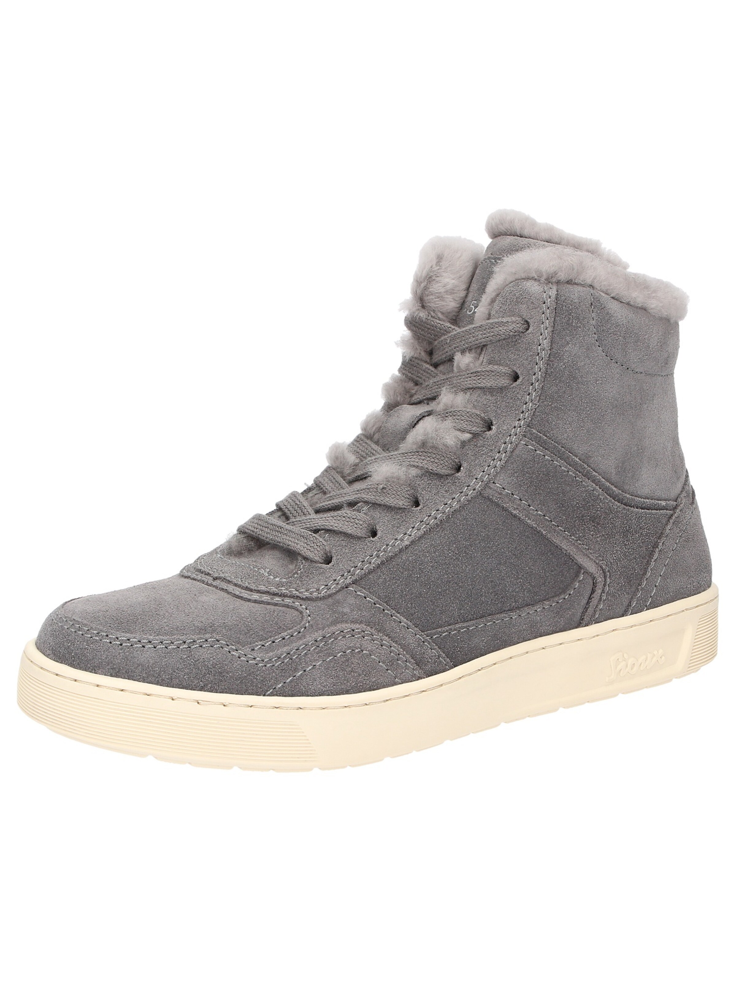 SIOUX Lace-up bootie 'Tedroso' in Grey: front