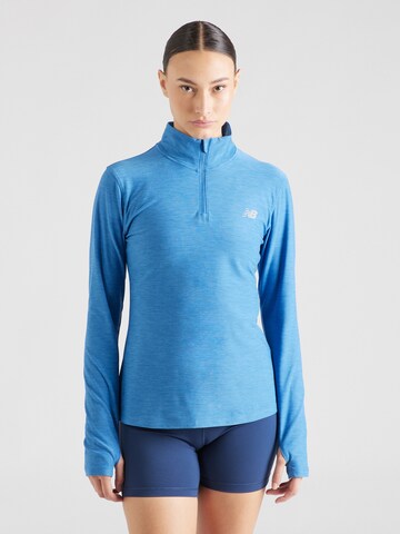 new balance Funktionsshirt 'Essentials Space' in Blau: predná strana