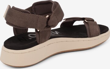 WODEN Sandal ' Line ' in Brown