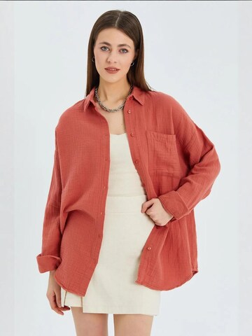 MixRay Blouse in Red: front