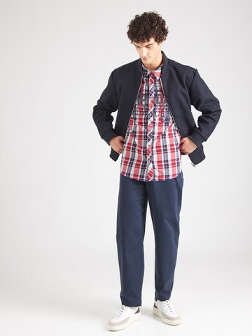 Regular fit Camicia 'Heli Flight' di CAMP DAVID in rosso