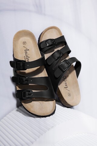 Aniston Mules in Black