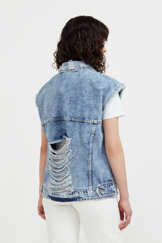 Finn Flare Bodywarmer 'Basic' in Blauw
