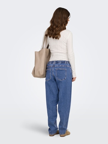 Only Maternity Regular Jeans 'OLMLuma' in Blue