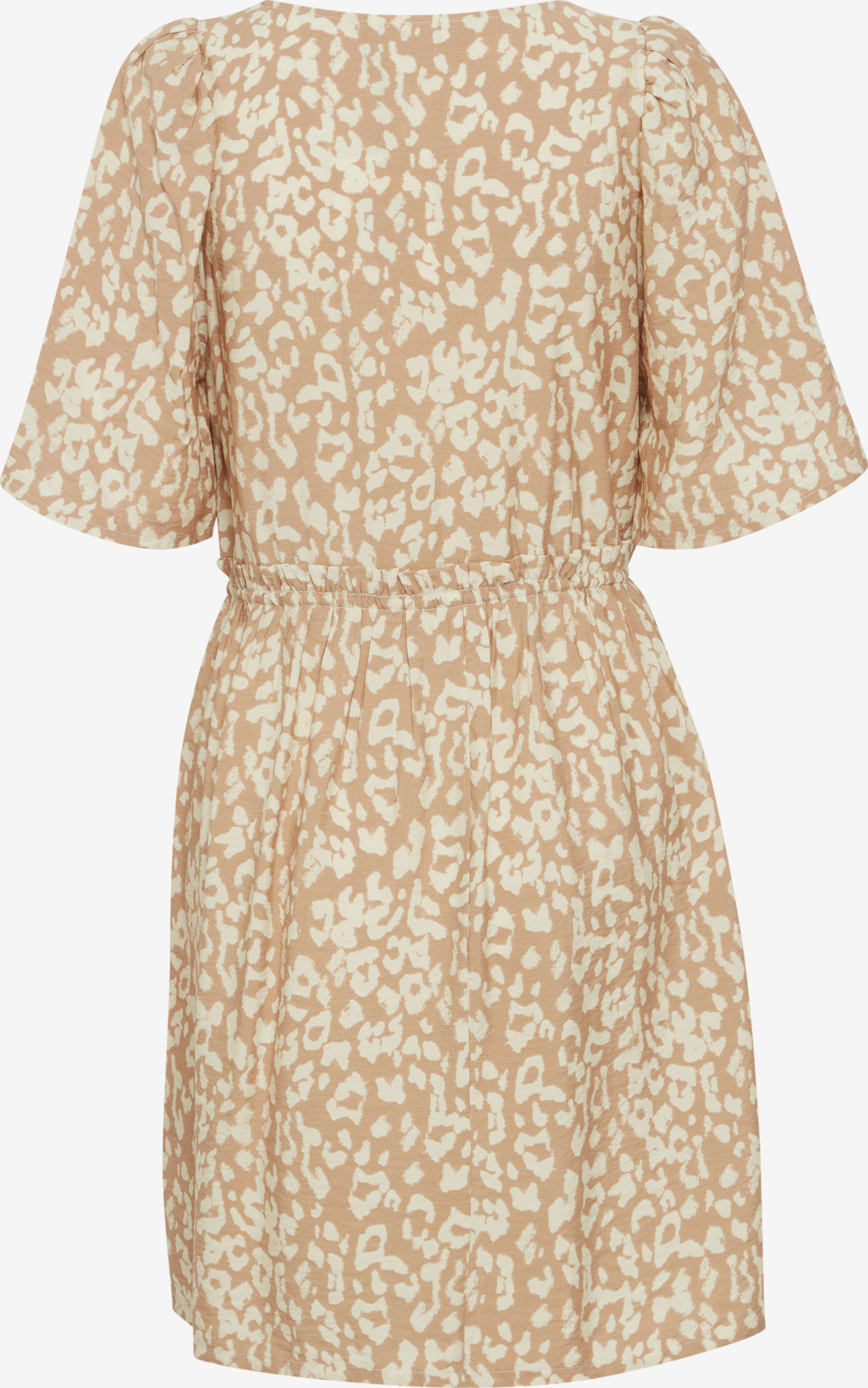 ICHI Dress 'TAMIKO' in Camel, Ecru | ABOUT YOU