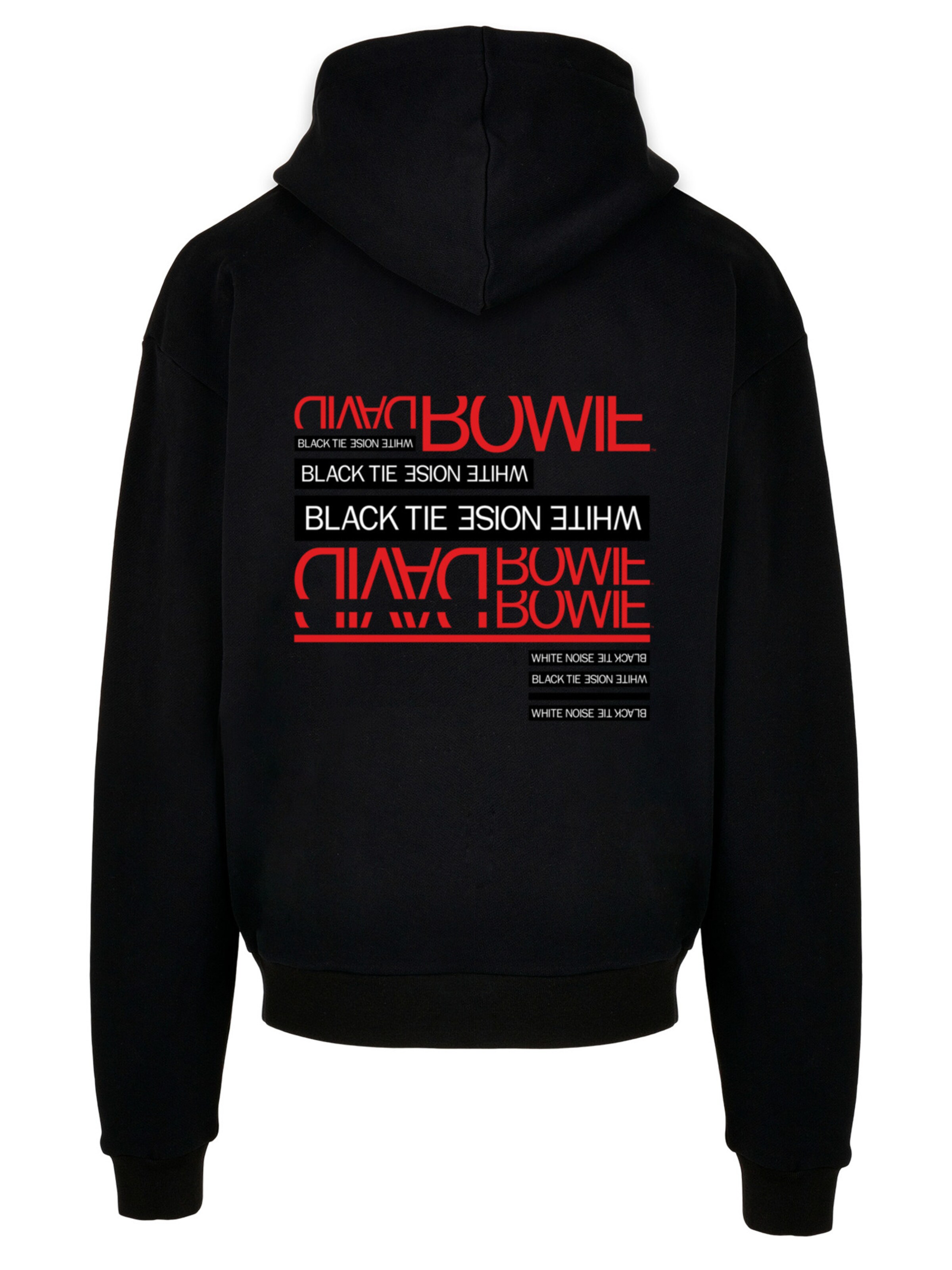 F4NT4STIC Sweatshirt 'David Bowie' in Schwarz: Vorderseite