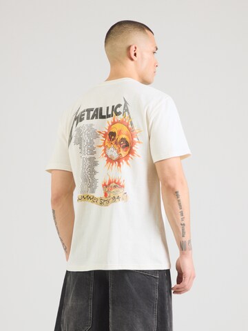 GAP Shirt 'METALLICA' in Wit: voorkant