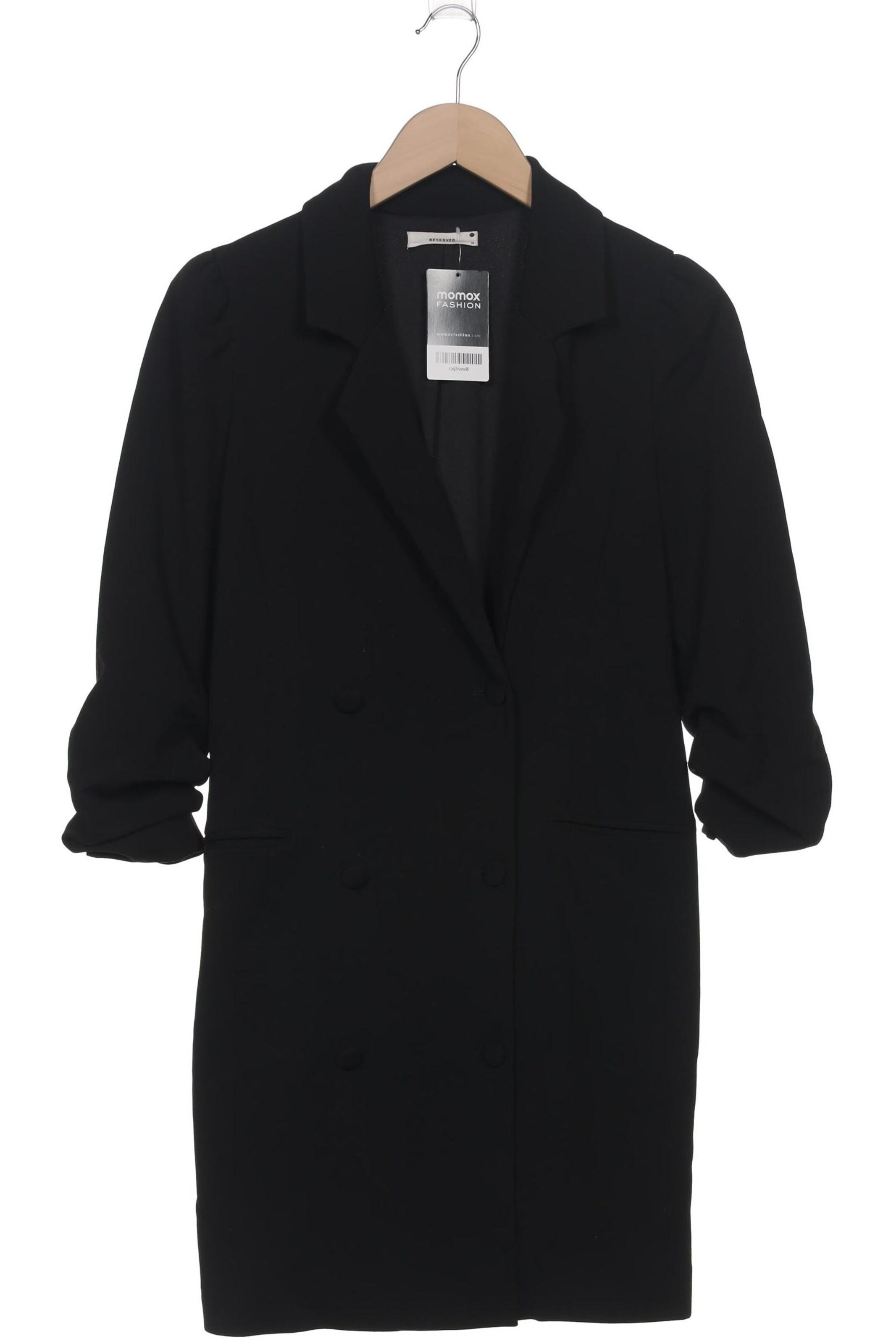 Reserved Jacket & Coat in M in Black: front