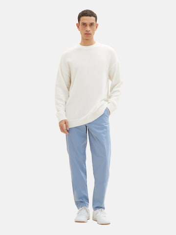 TOM TAILOR Tapered Chino trousers in Blue