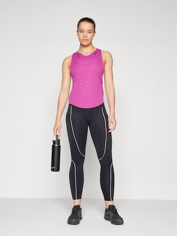 NIKE Skinny Sportnadrágok 'Go' - fekete