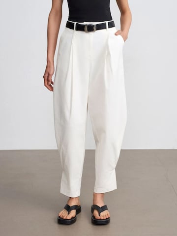 Dilvin Wide leg Pants in White