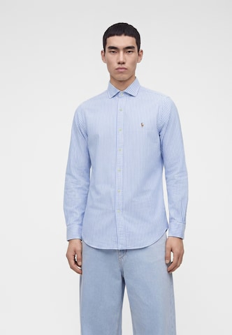 Coupe regular Chemise 'CLASSIC' Polo Ralph Lauren en bleu : devant