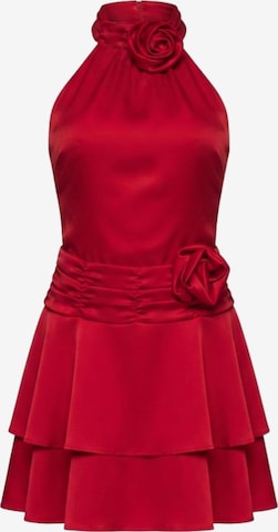 Ombre Avondjurk in Rood: voorkant