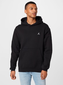 Jordan Sweatshirt 'M J ESS FLC PO HOODIE' in schwarz