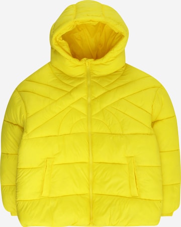 UNITED COLORS OF BENETTON - Chaqueta de entretiempo en amarillo: frente