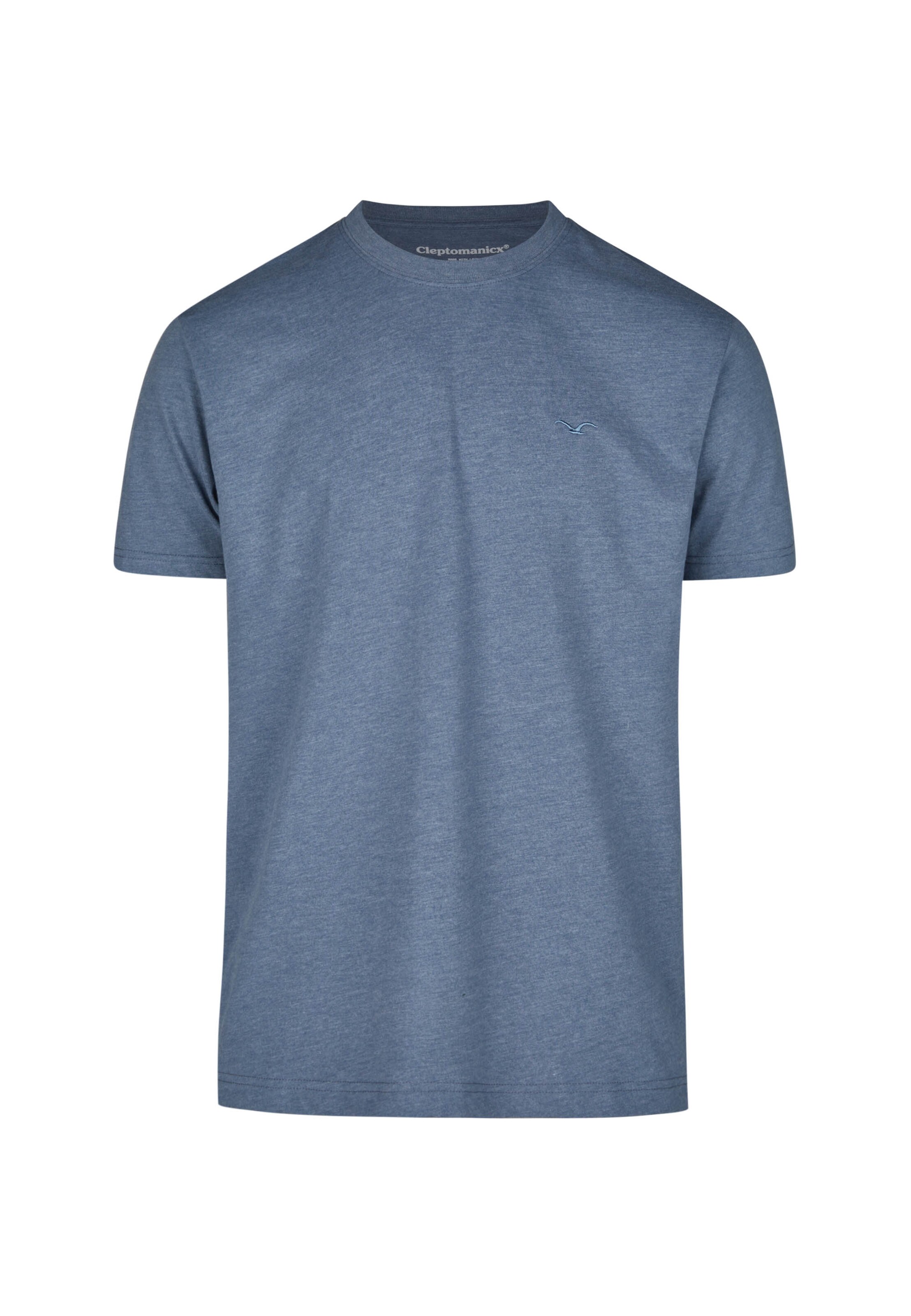 Cleptomanicx Shirt 'Ligull Stripe' in Blue: front