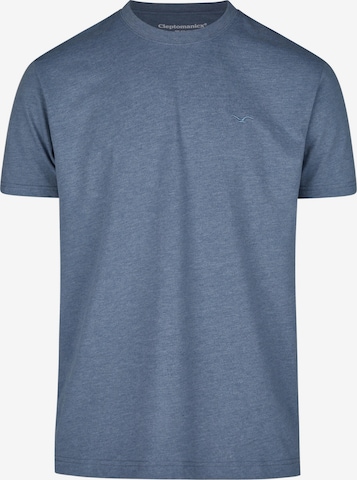 Cleptomanicx Shirt 'Ligull Stripe' in Blue: front