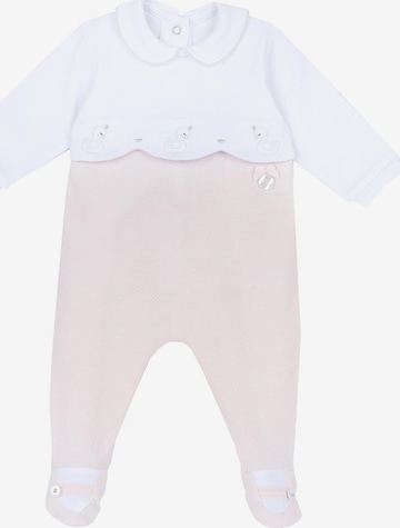 CHICCO Dungarees in Pink: front